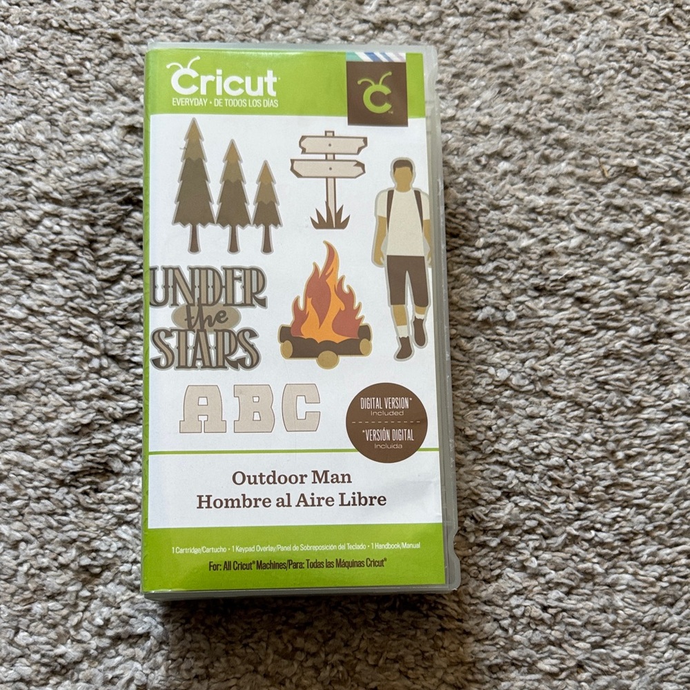 Cricut Outdoor Man Cartridge with Nature Designs
